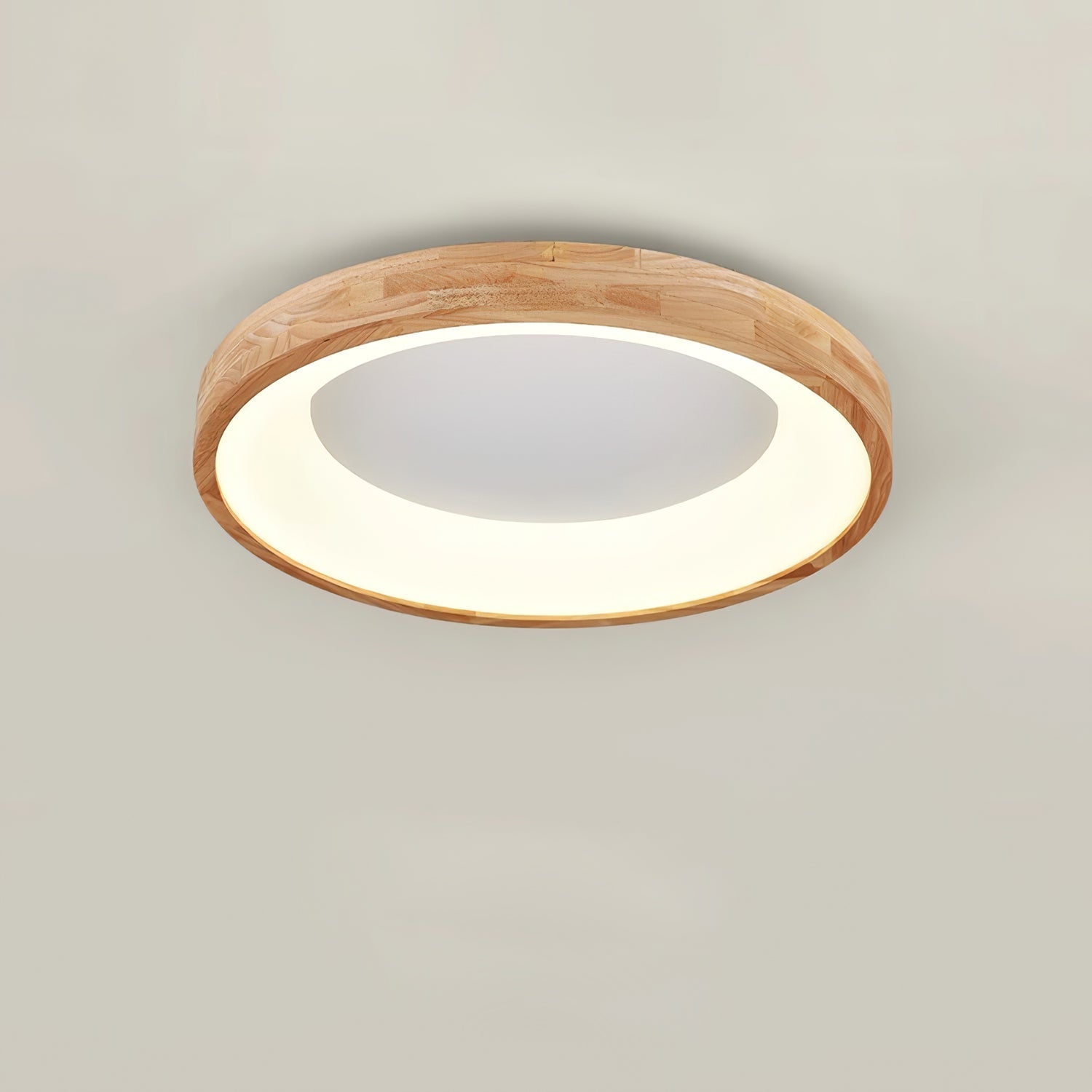 Uphae Modern Minimalist Square Wood Ceiling Light