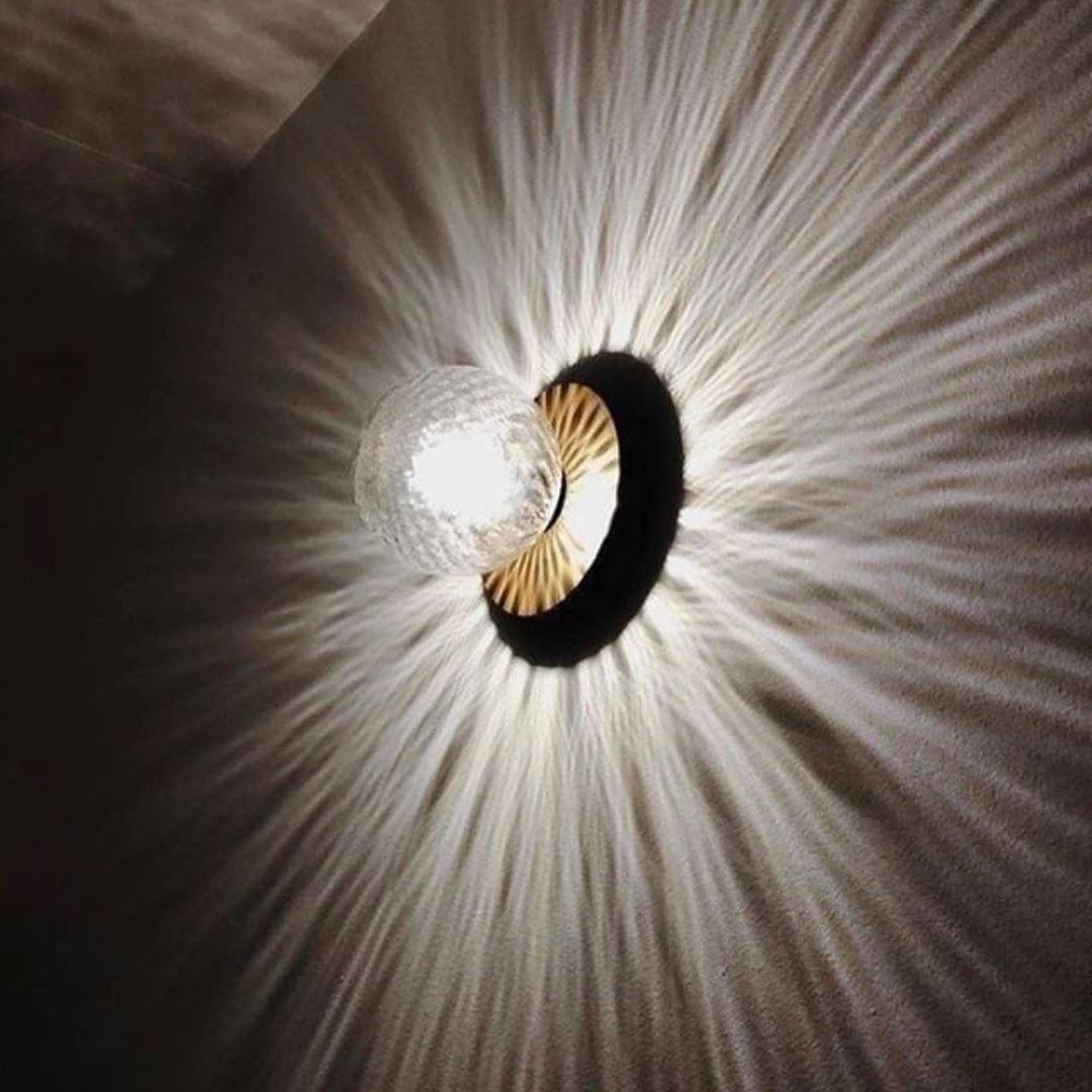 Nifte Wall Lamp Disc Globe Minimalist