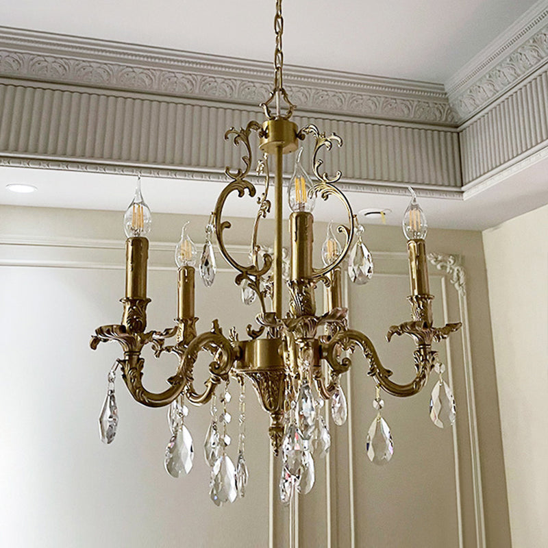 Olrinila Postmodern Luxury Brass Crystal Chandelier