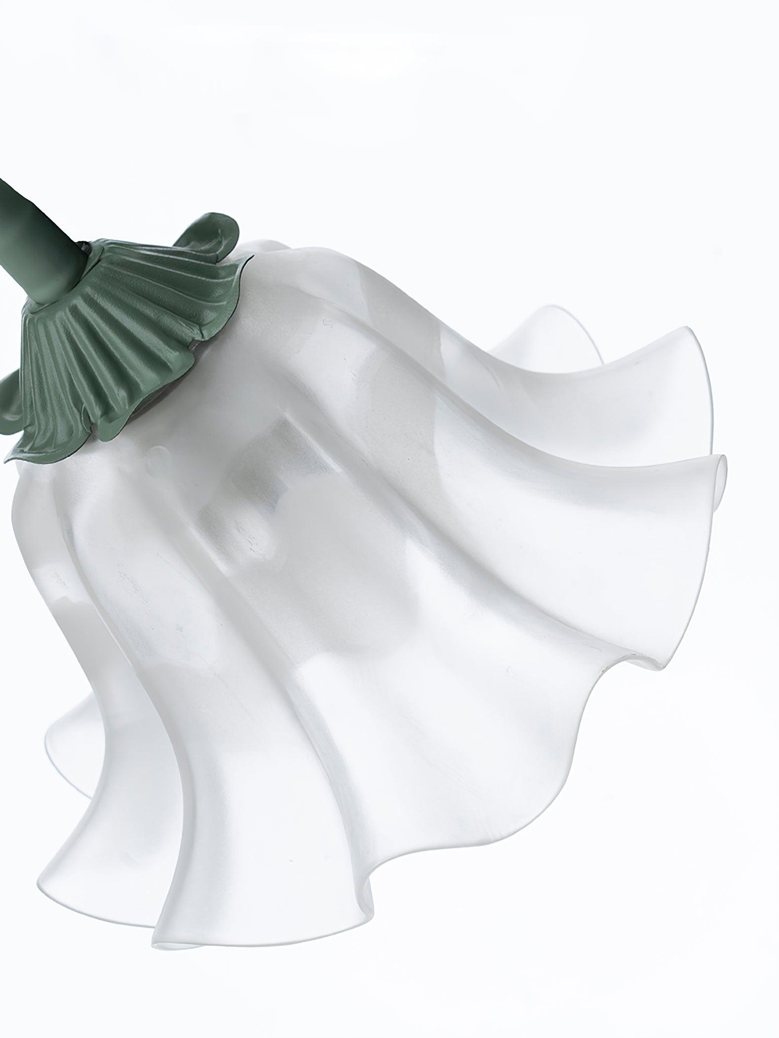 Evren Chandelier Flower with Petals and Leaves