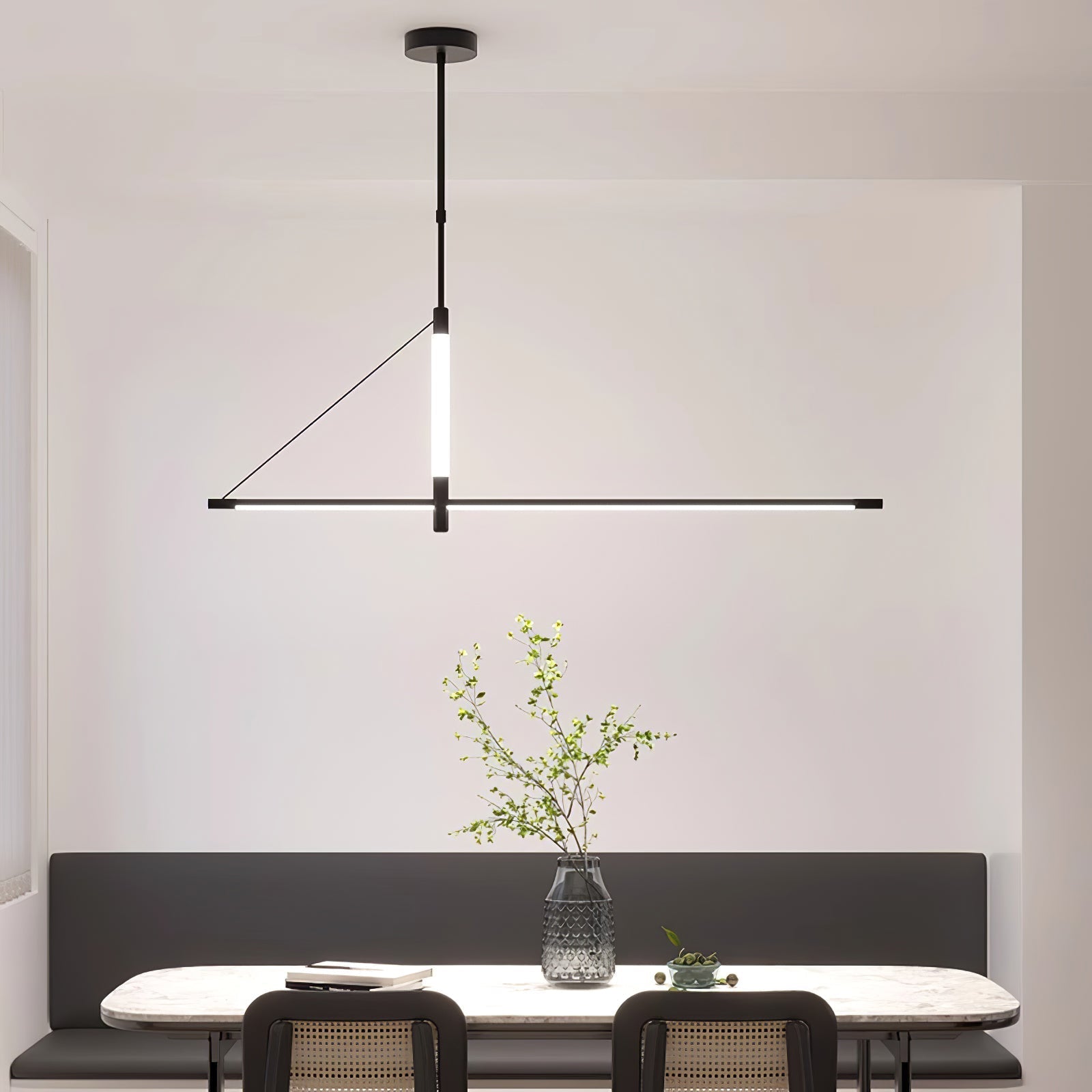Araeyra Modern Minimalist Linear Axis Pendant Light
