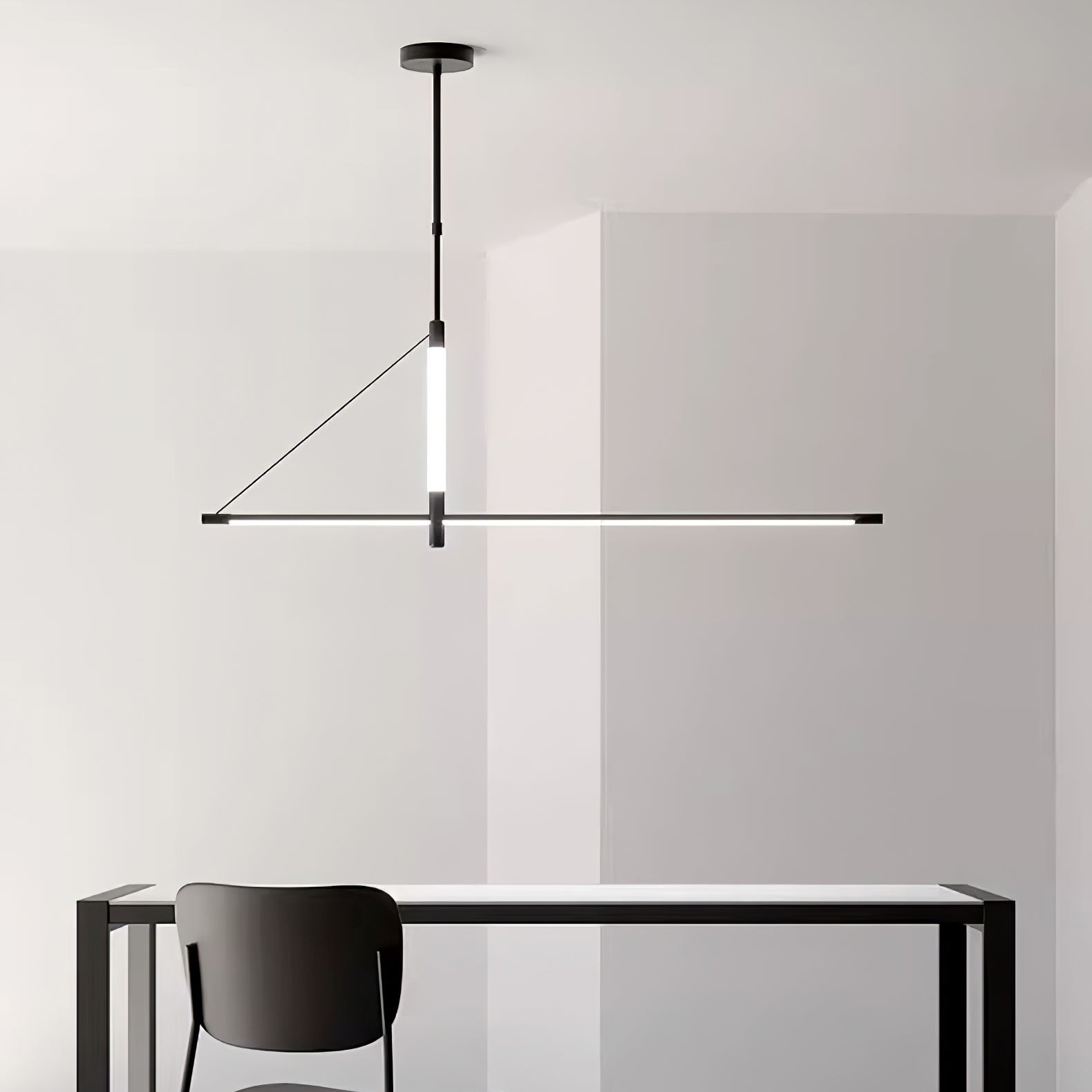 Araeyra Modern Minimalist Linear Axis Pendant Light