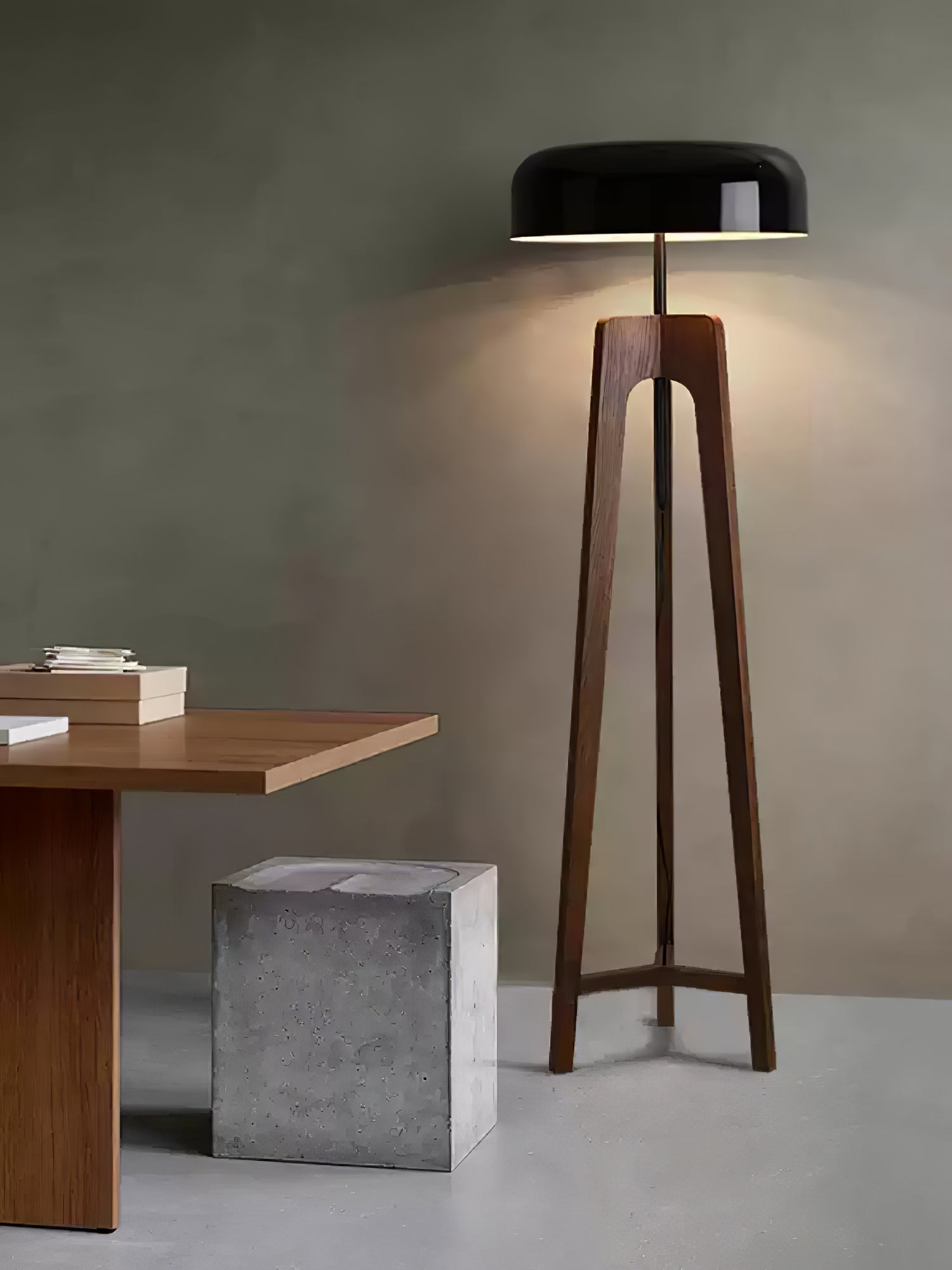 Kovain Wood Minimalist Floor Lamp