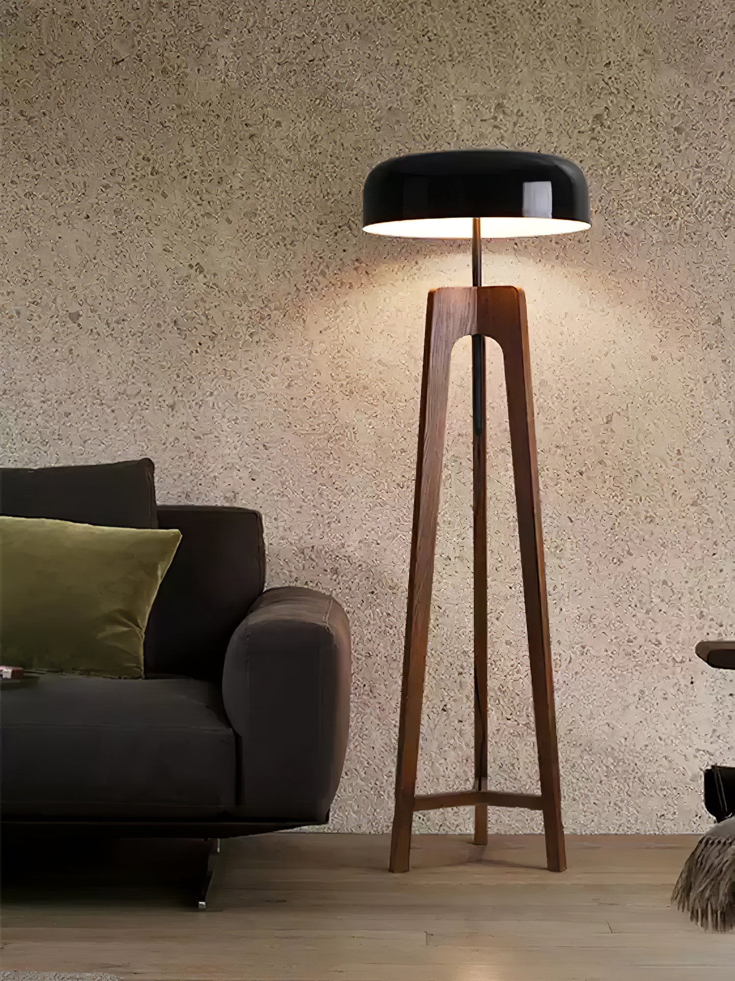 Kovain Wood Minimalist Floor Lamp