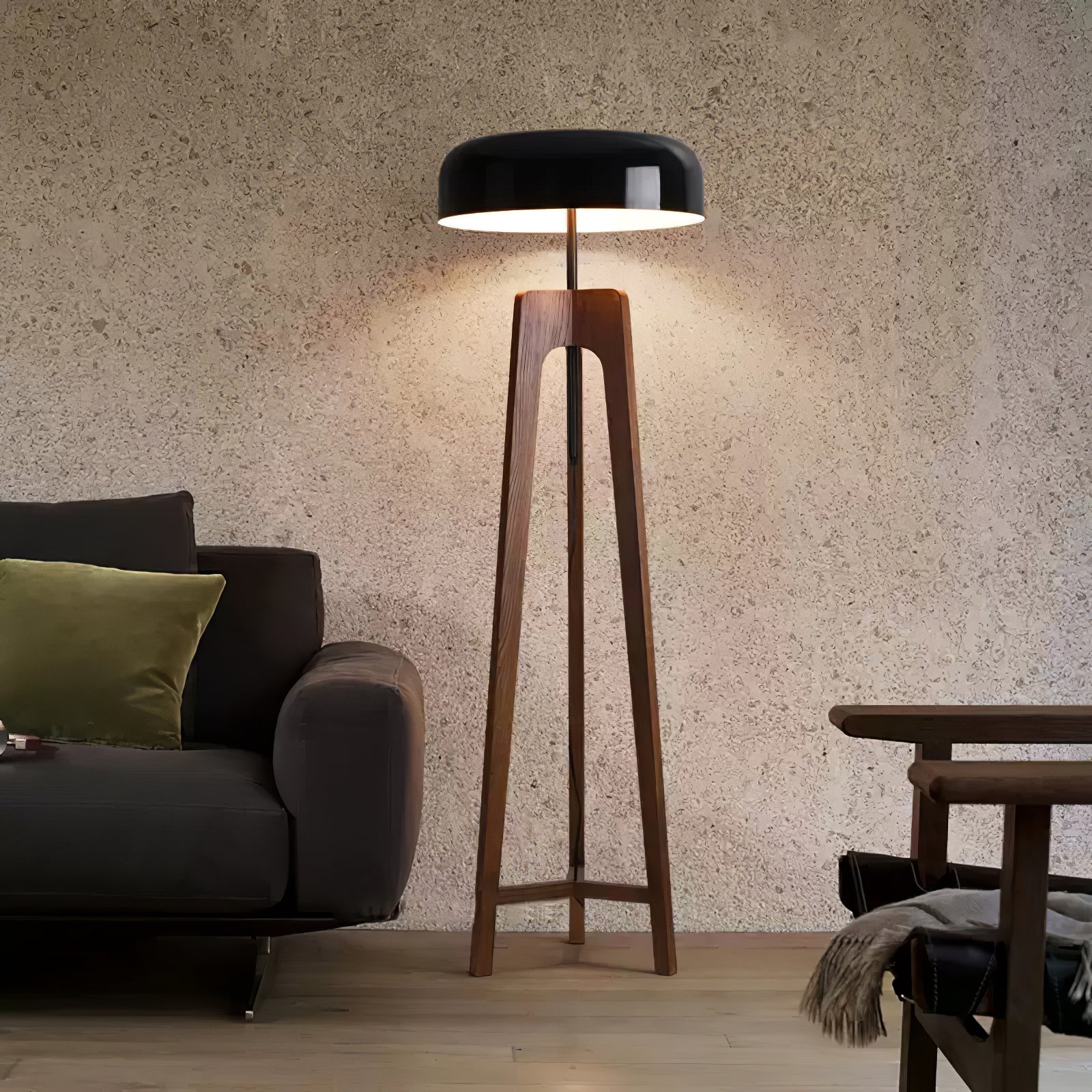 Kovain Wood Minimalist Floor Lamp
