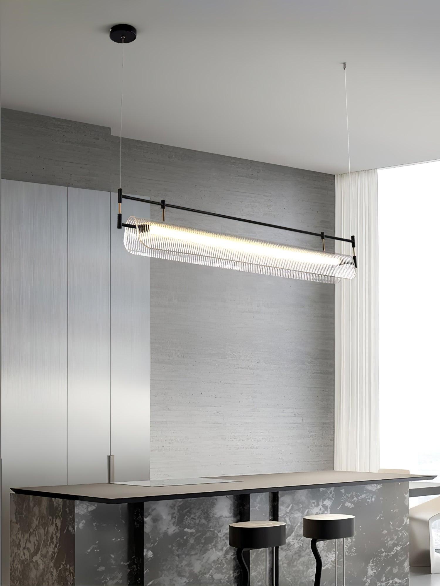 Meldo Chandelier Linear Strip Acrylic Long