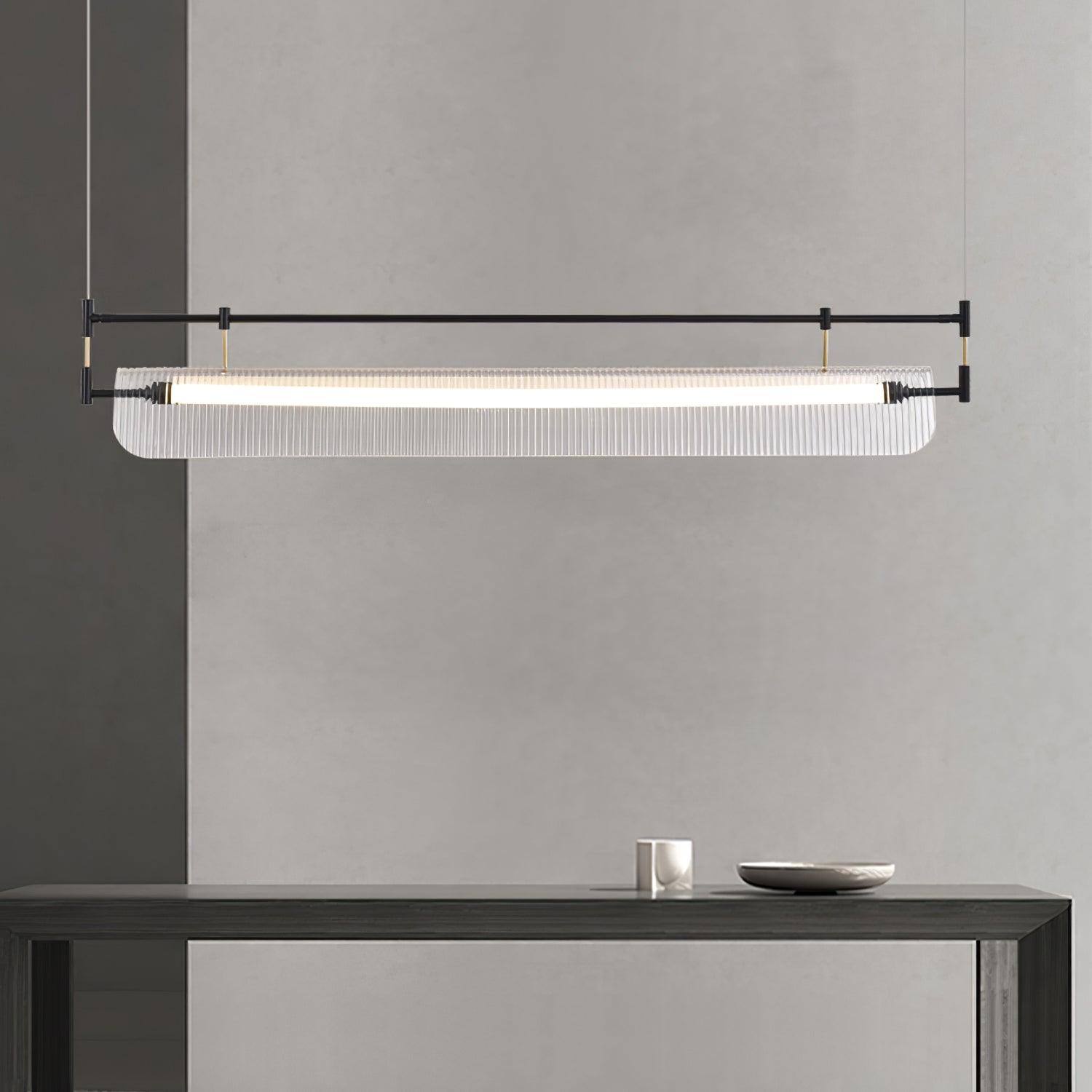 Meldo Chandelier Linear Strip Acrylic Long