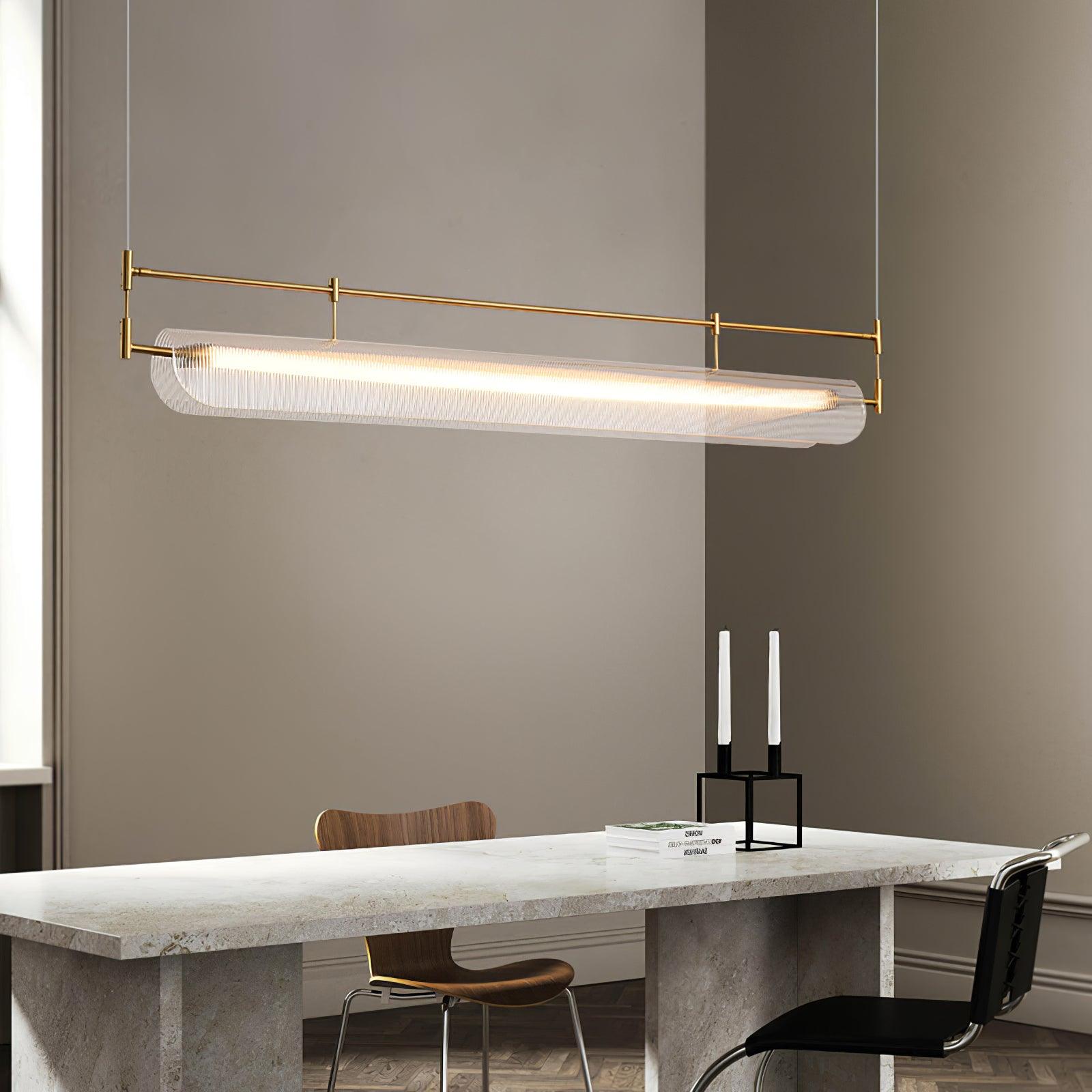 Meldo Chandelier Linear Strip Acrylic Long