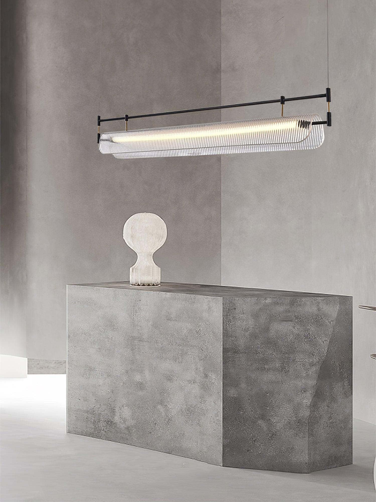 Meldo Chandelier Linear Strip Acrylic Long