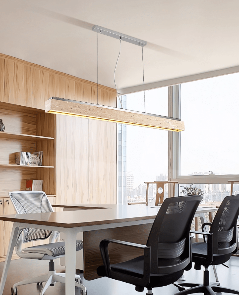 Tavalenne Travertine Suspension Pendant Light