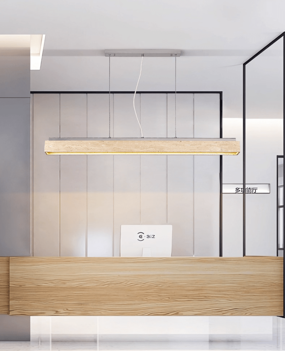 Tavalenne Travertine Suspension Pendant Light