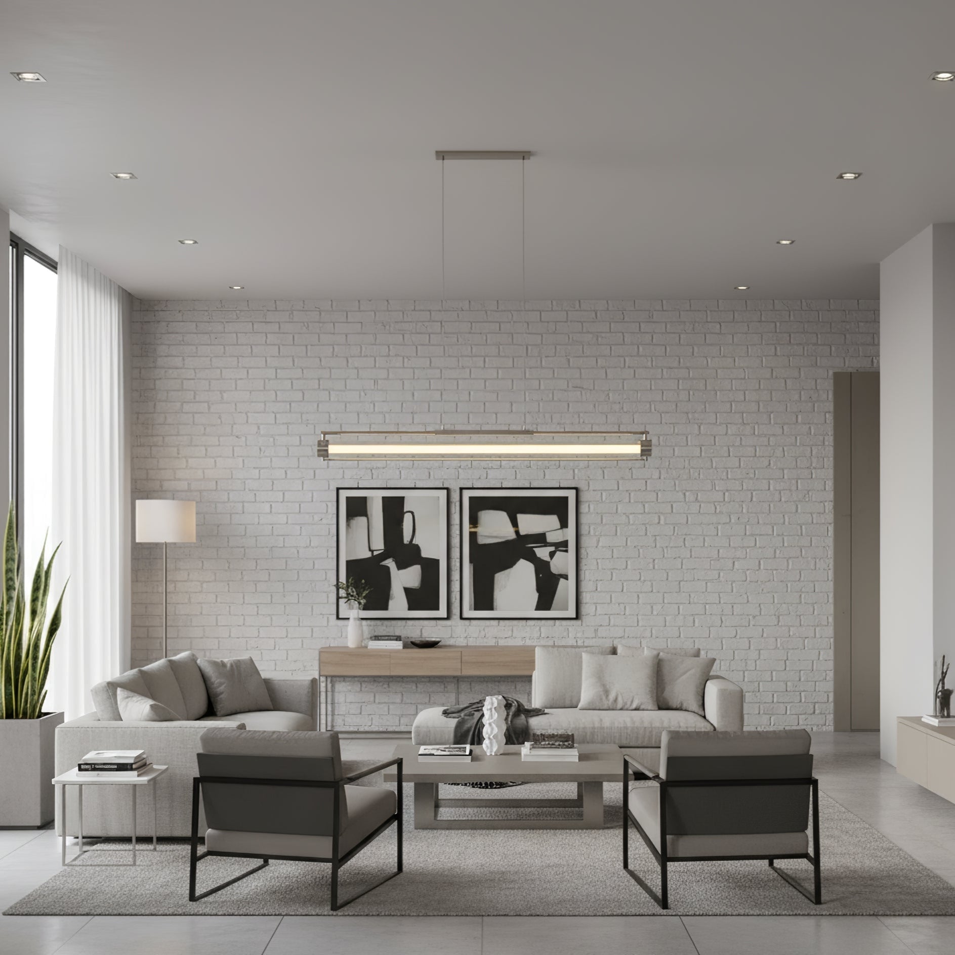Terienette Linear Tube Linear Pendant