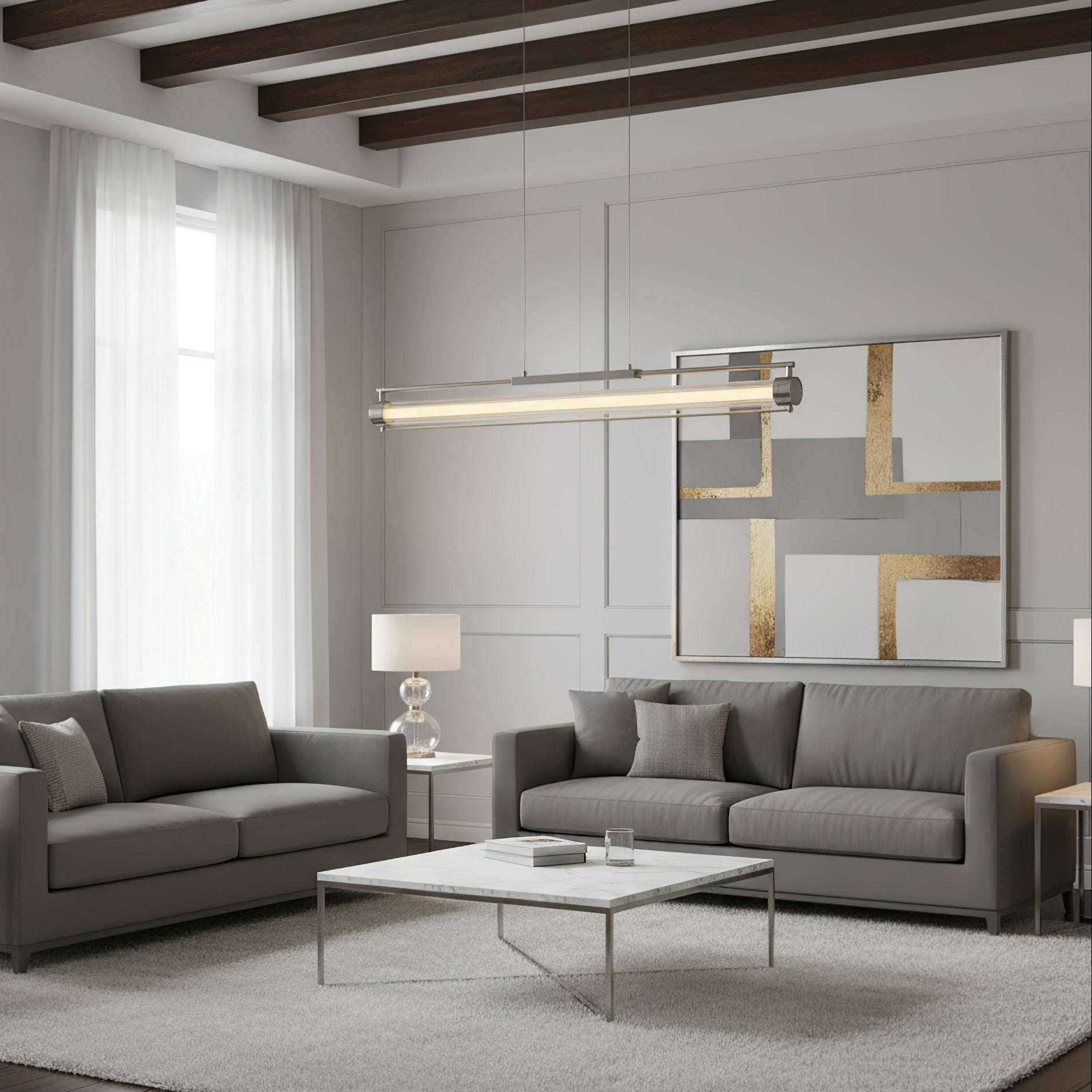 Terienette Linear Tube Linear Pendant