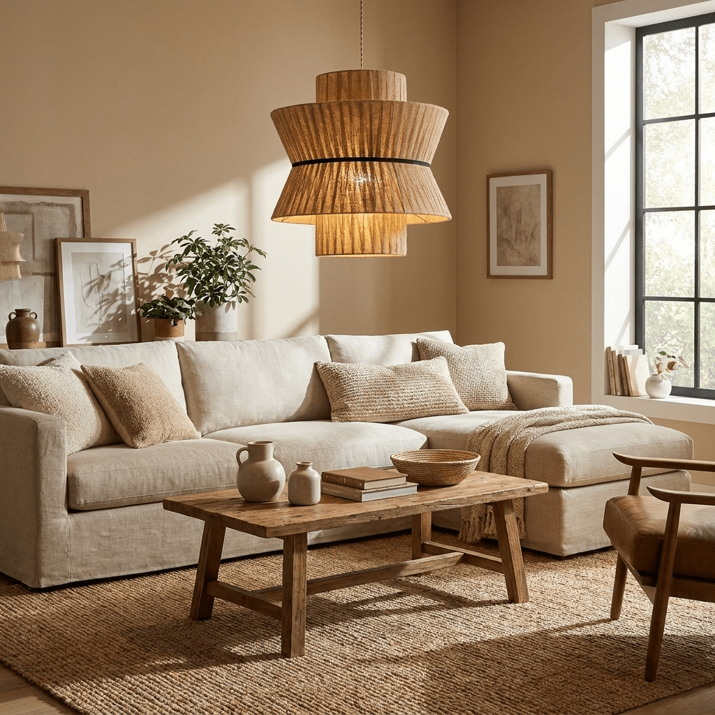 Raffia Pendant Lamp