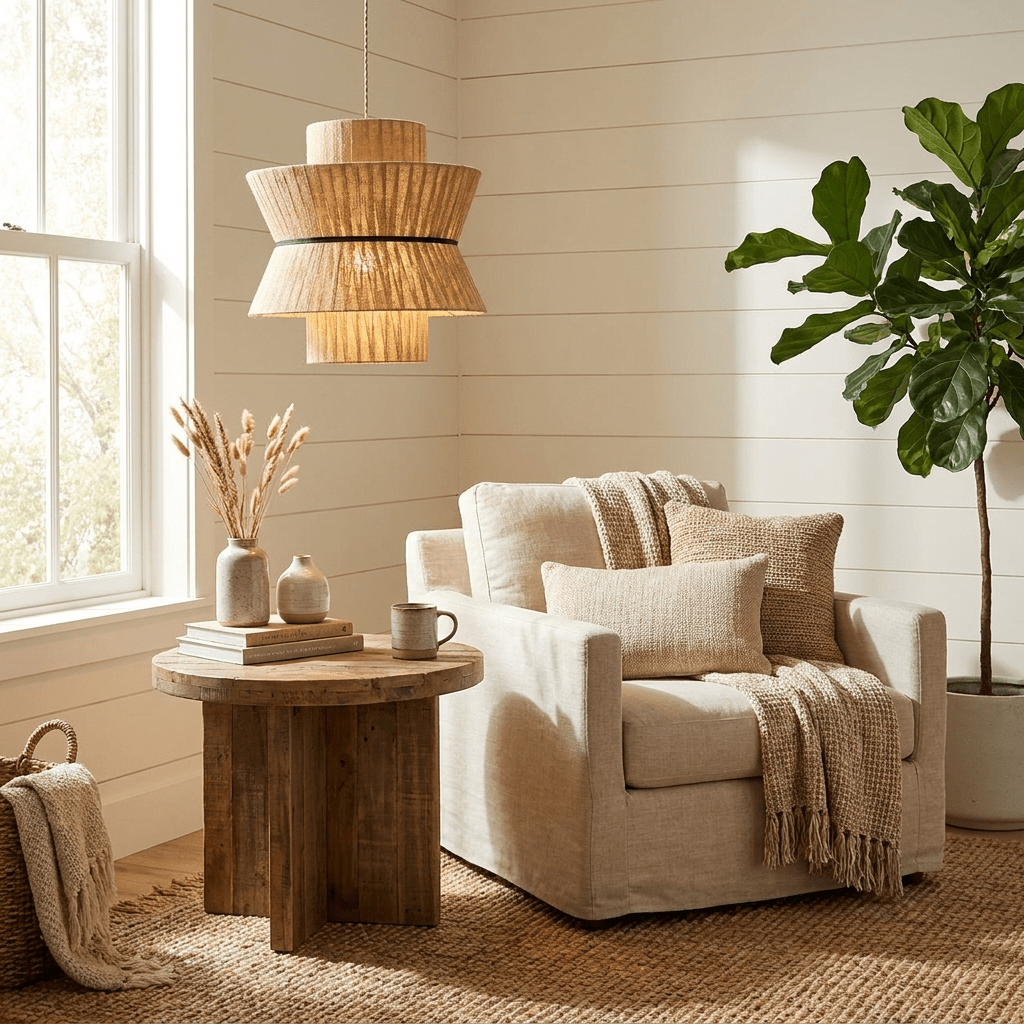 Raffia Pendant Lamp
