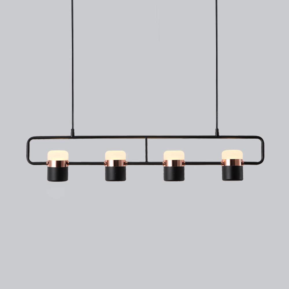 Lirael Pendant Lamp Adjustable Glass with Brass