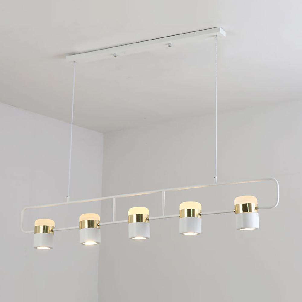 Lirael Pendant Lamp Adjustable Glass with Brass