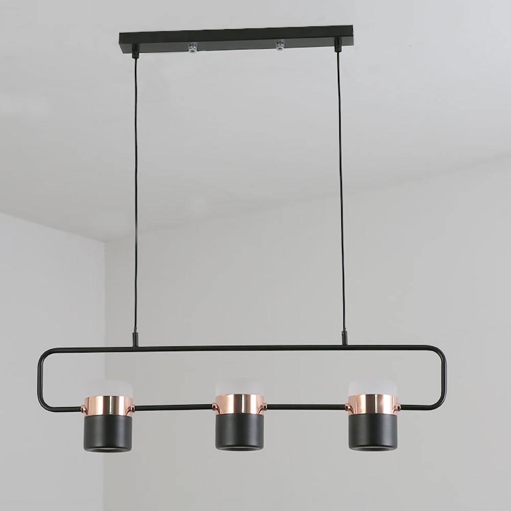 Lirael Pendant Lamp Adjustable Glass with Brass