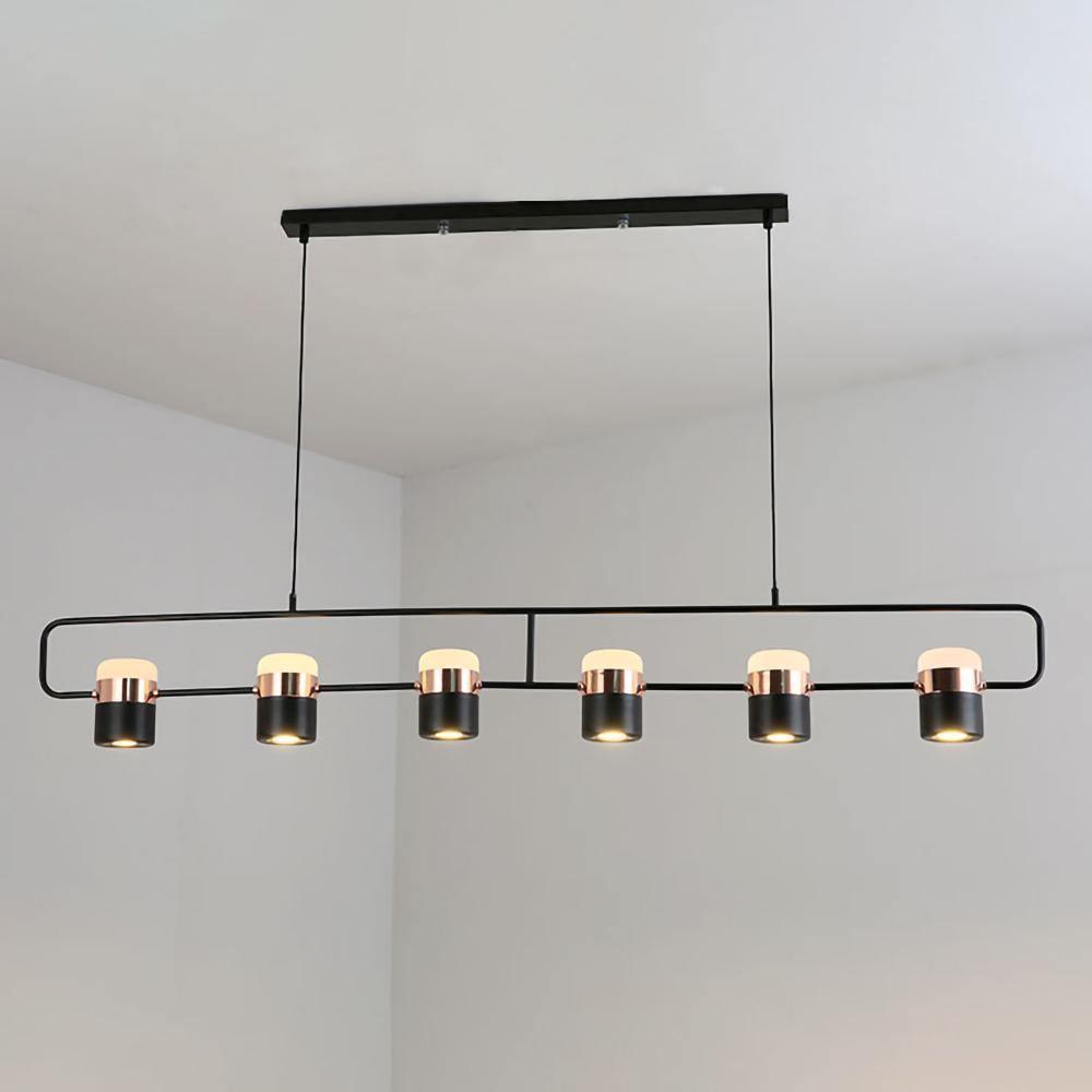 Lirael Pendant Lamp Adjustable Glass with Brass