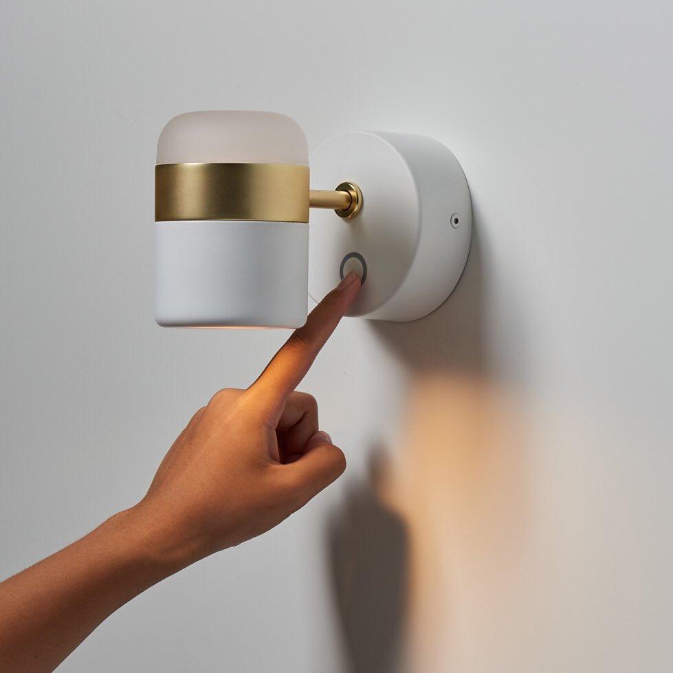 Liorinora Wall Lamp Black Glass Adjustable
