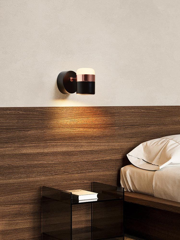 Liorinora Wall Lamp Black Glass Adjustable