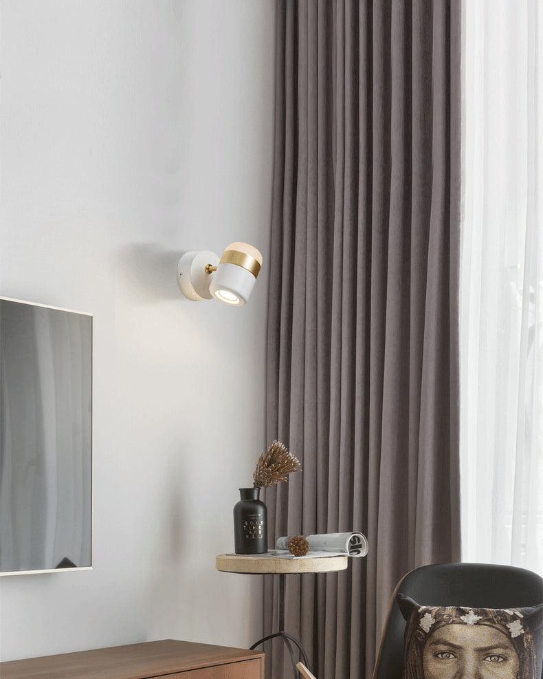 Liorinora Wall Lamp Black Glass Adjustable