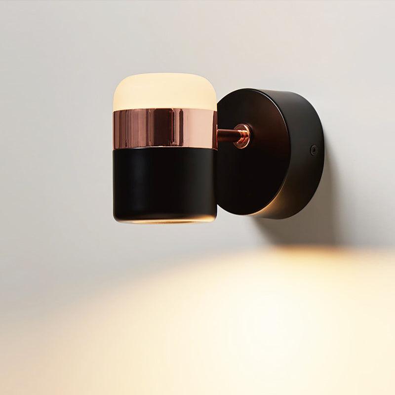 Liorinora Wall Lamp Black Glass Adjustable