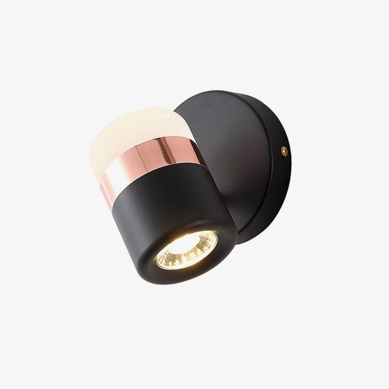 Liorinora Wall Lamp Black Glass Adjustable