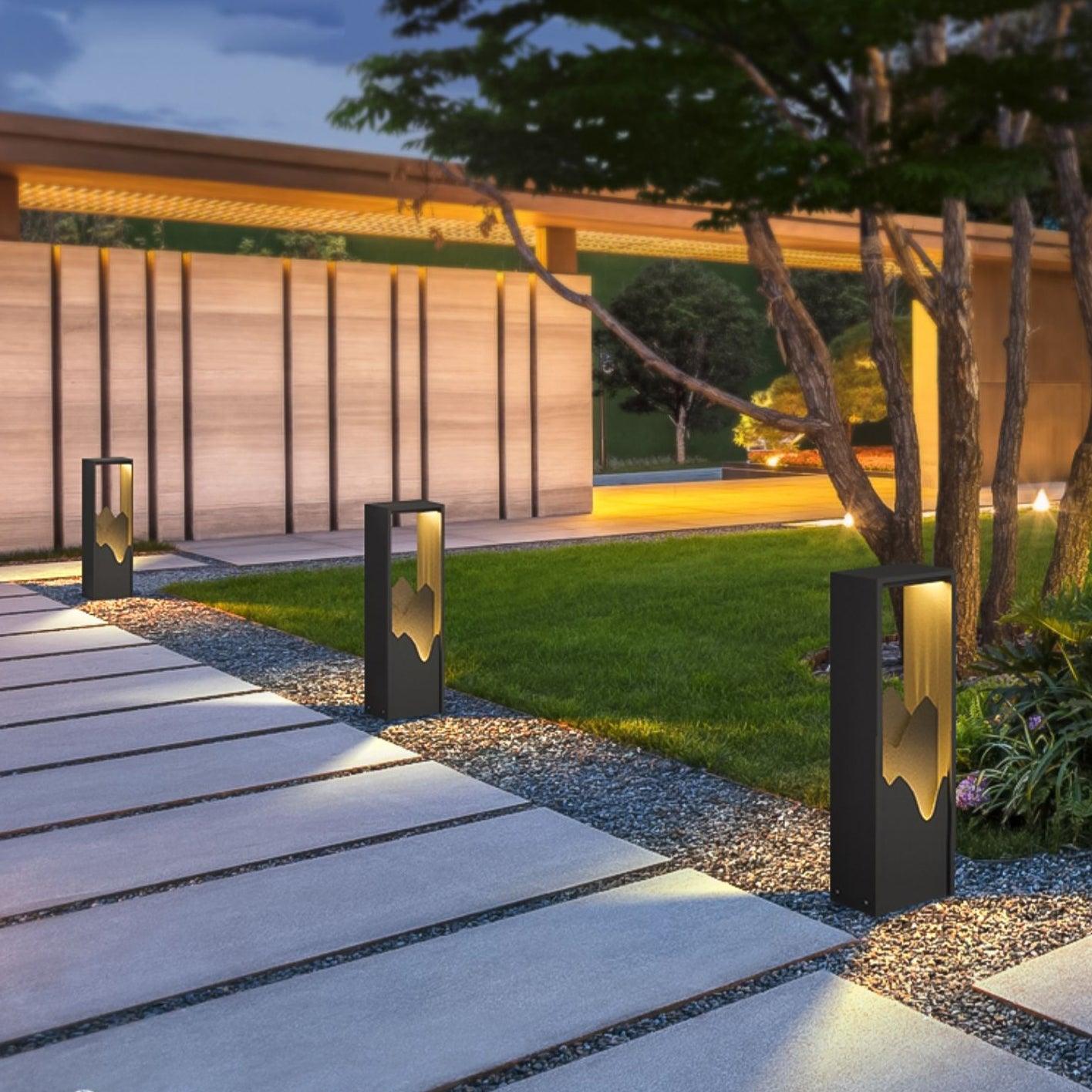 Zen Rustic Acrylic Outdoor Light