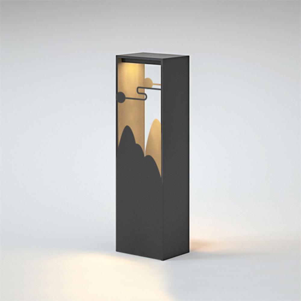 Zen Rustic Acrylic Outdoor Light