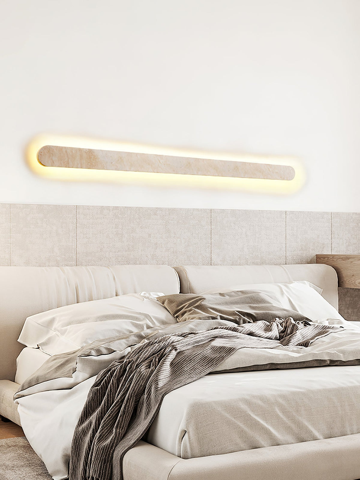 Elraee Travertine Wall Light