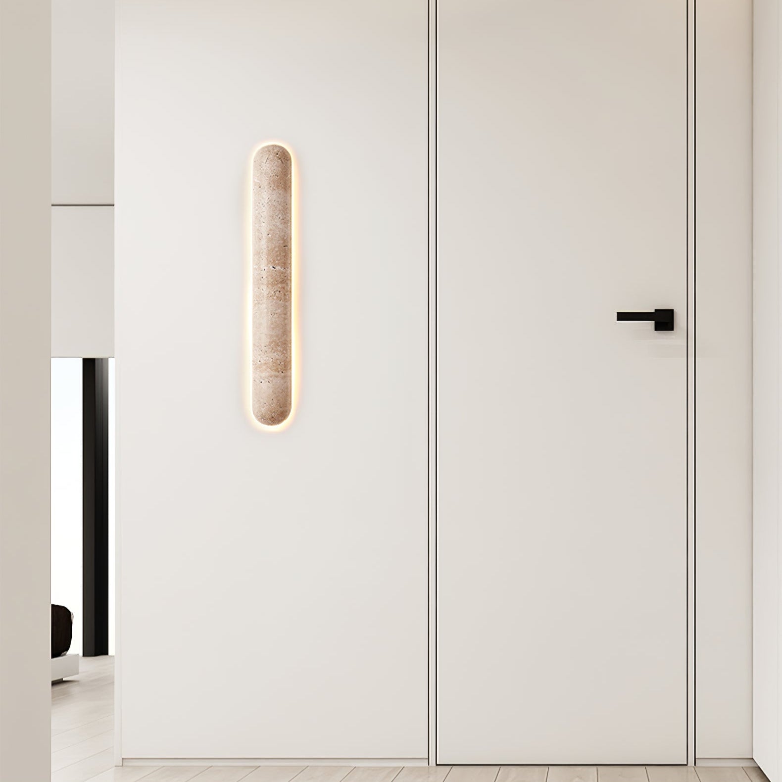 Aelius Travertine Wall Sconce