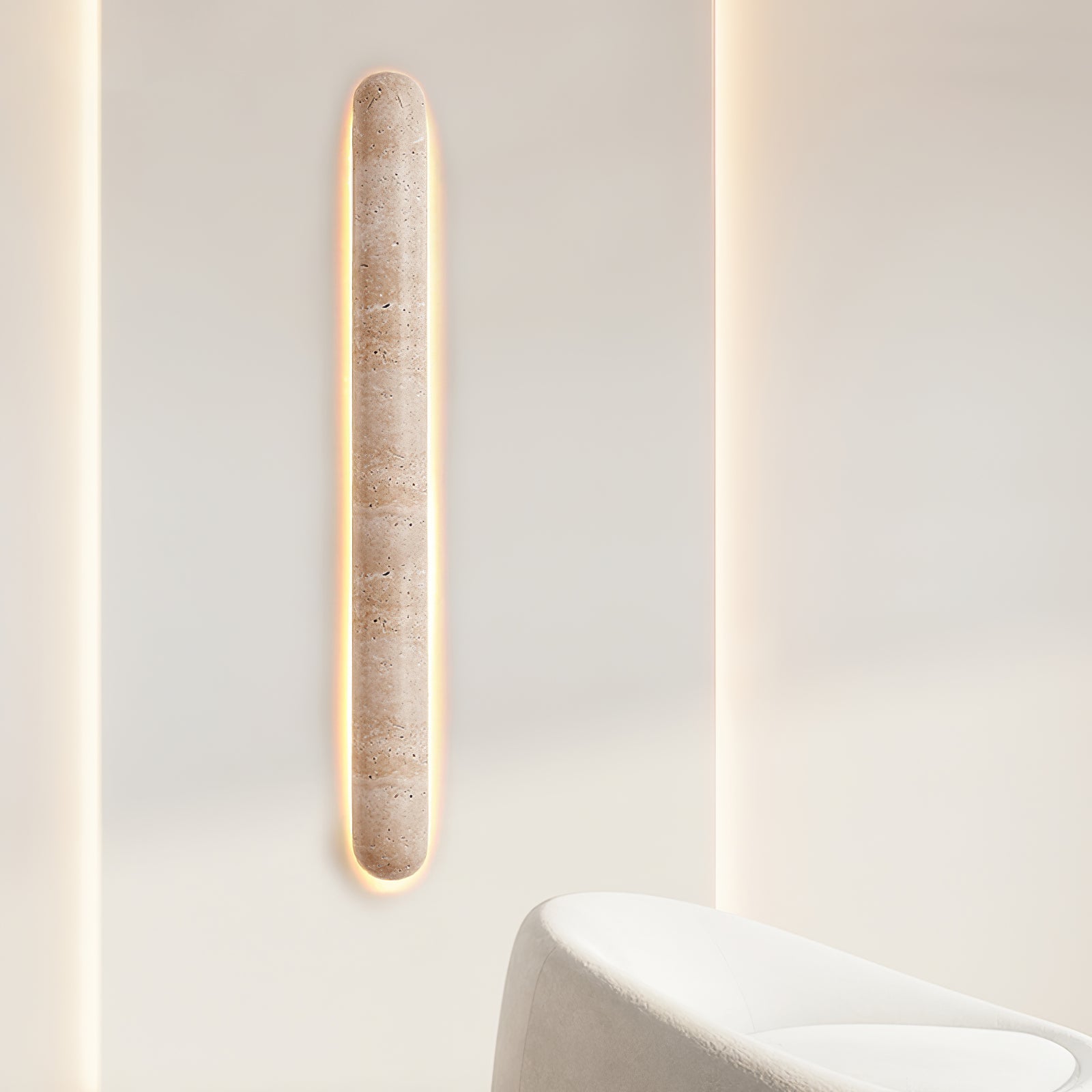 Aelius Travertine Wall Sconce