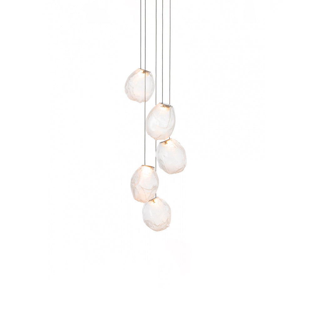 Celenelle Liquid Glass Stone Pendant Light