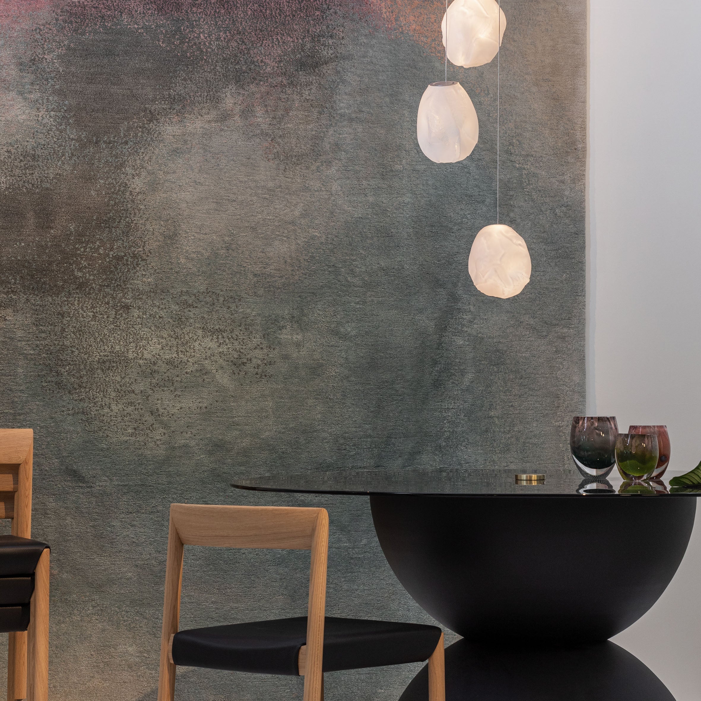 Celenelle Liquid Glass Stone Pendant Light