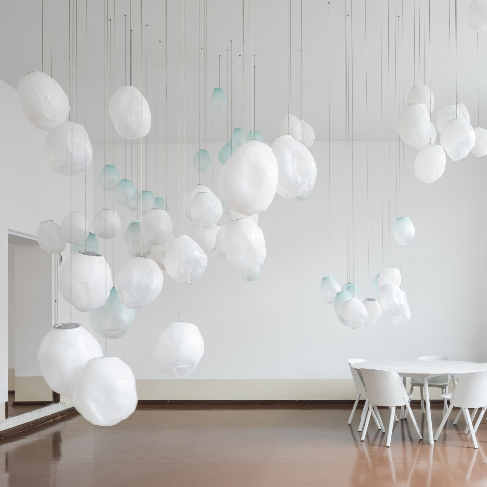 Celenelle Liquid Glass Stone Pendant Light