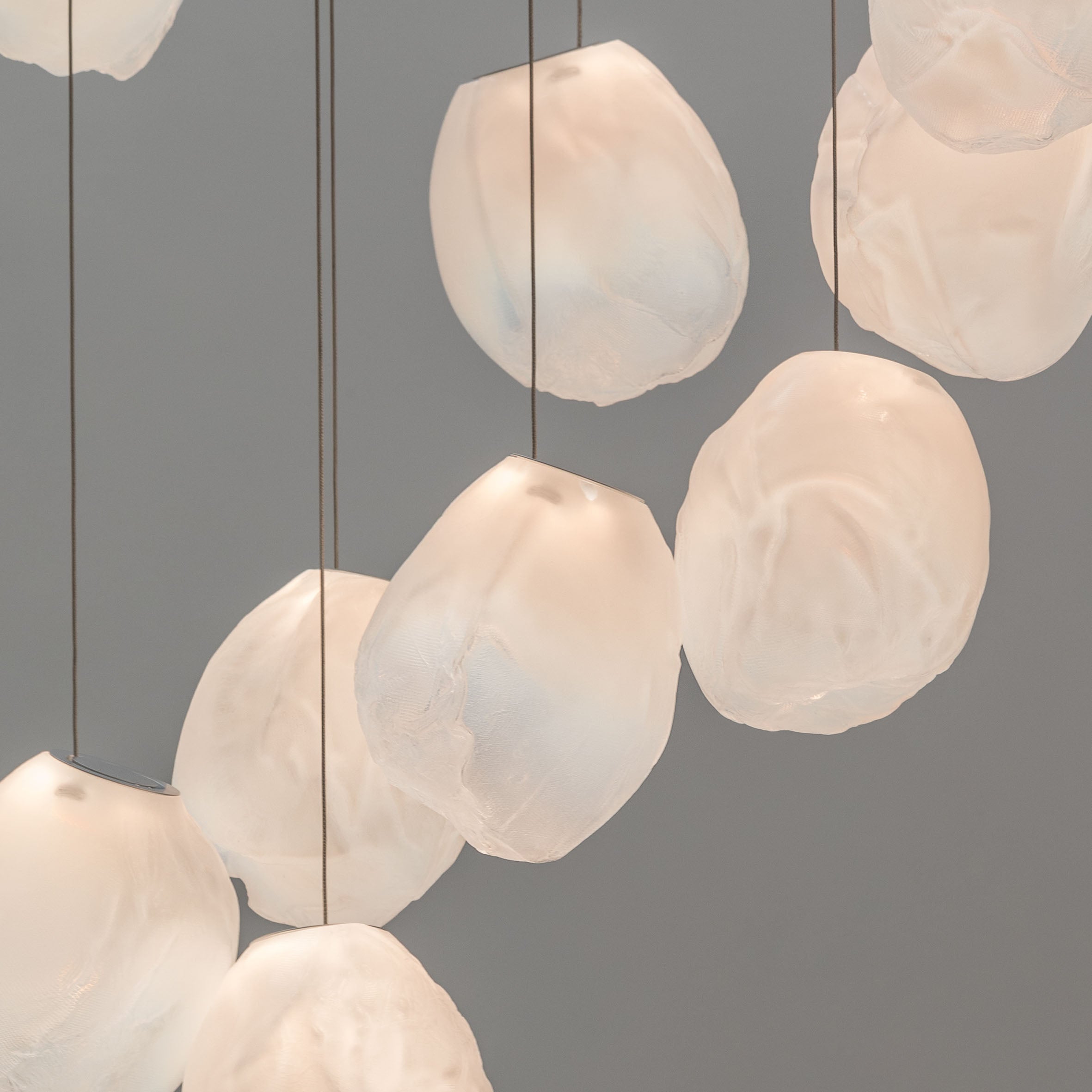 Celenelle Liquid Glass Stone Pendant Light