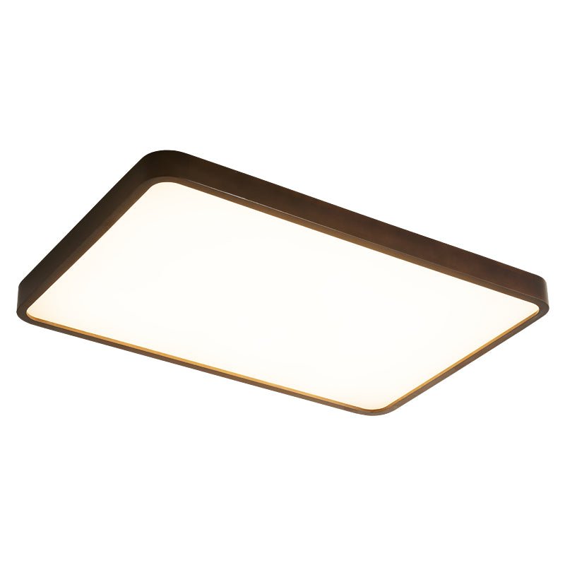Rinirel Modern Minimalist Rectangular Wood Ceiling Light