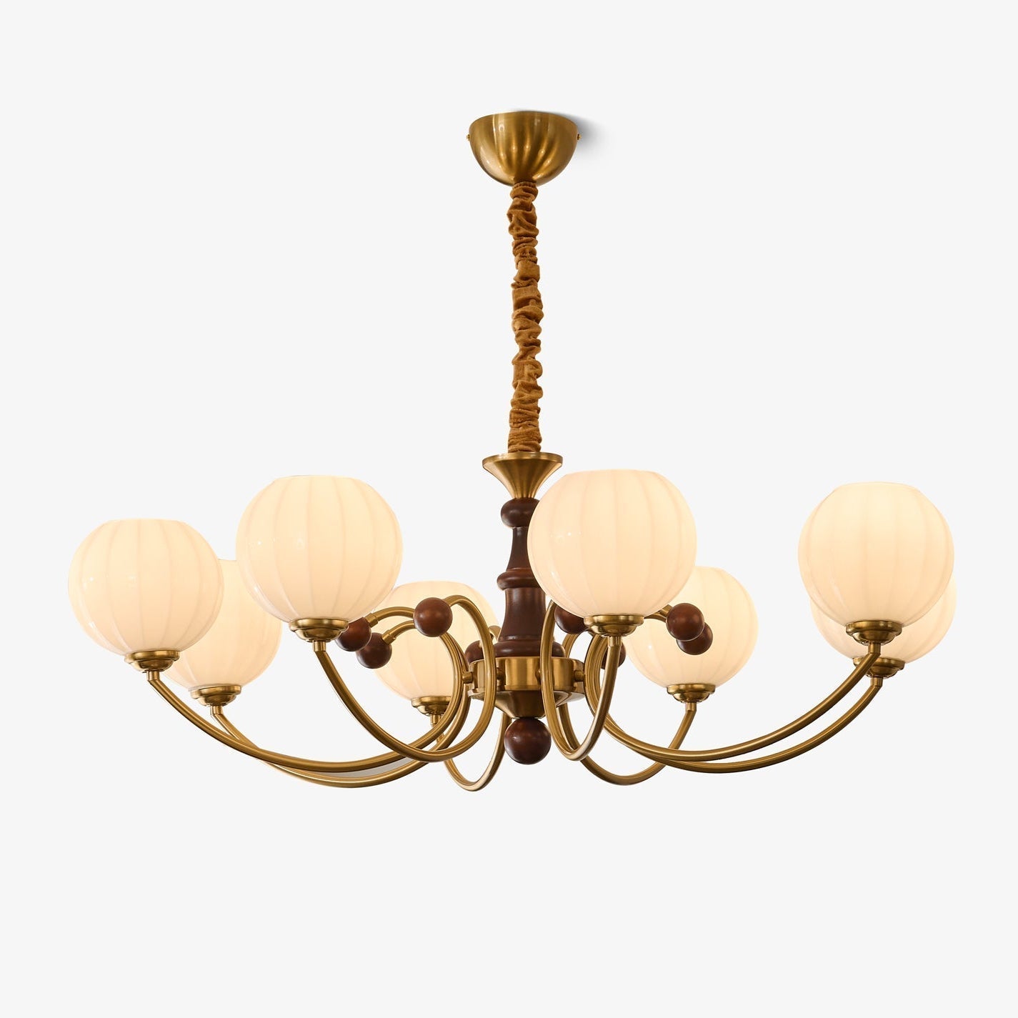 Omirara Traditional Elegance Vintage Wood Chandelier