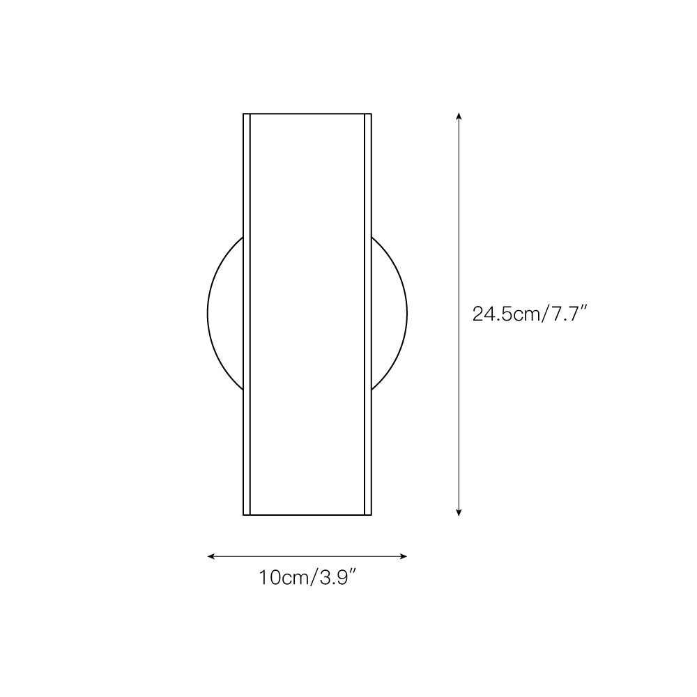 Ivsileth Plastic Wall Lamp