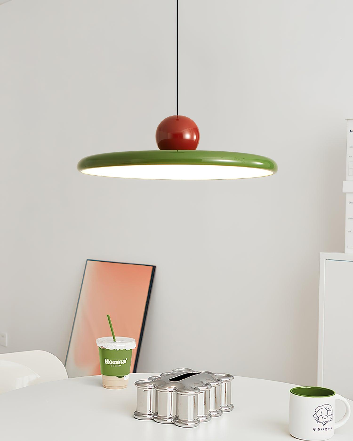 Terioaine Pendant Lamp Swag Green and Red
