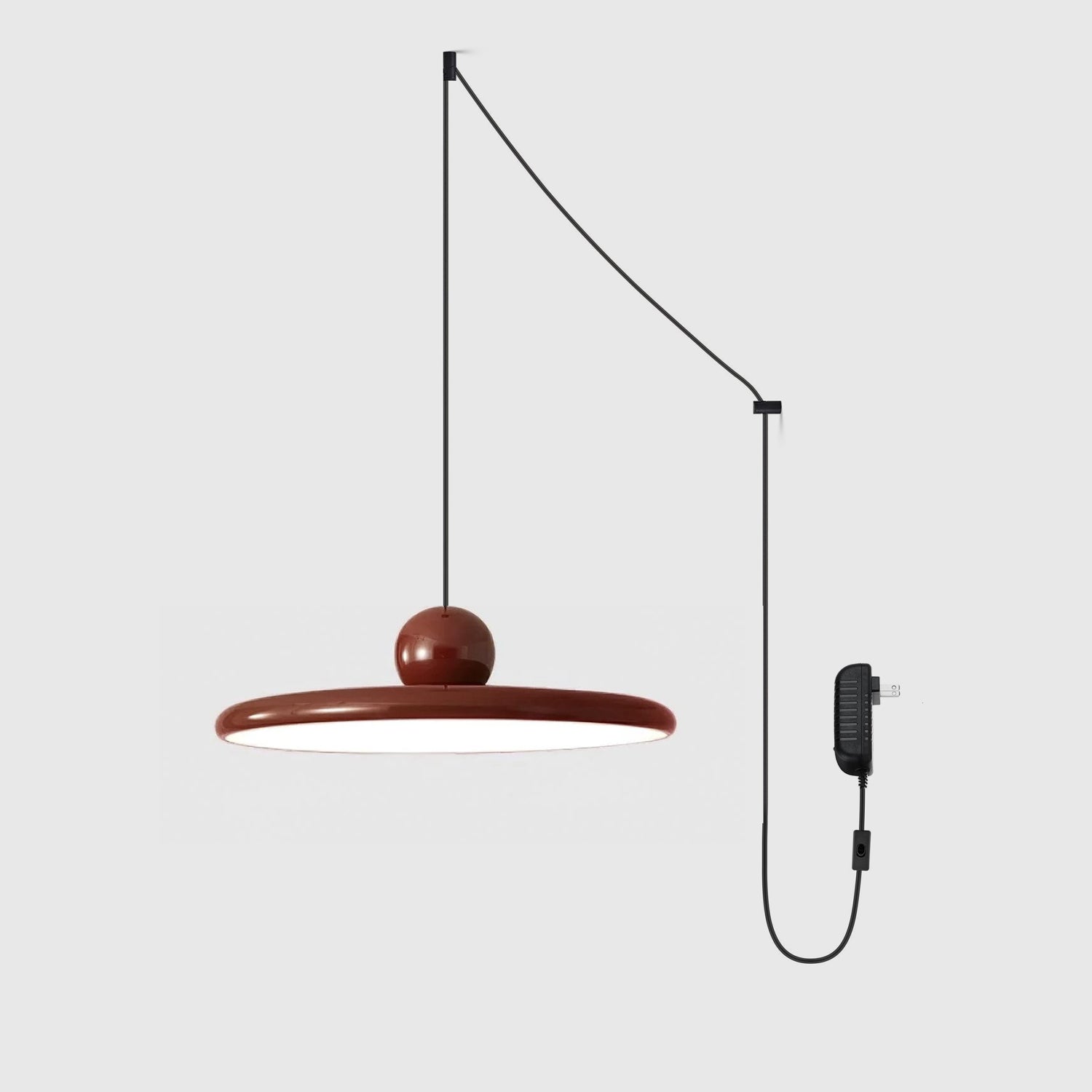 Terioaine Pendant Lamp Swag Green and Red
