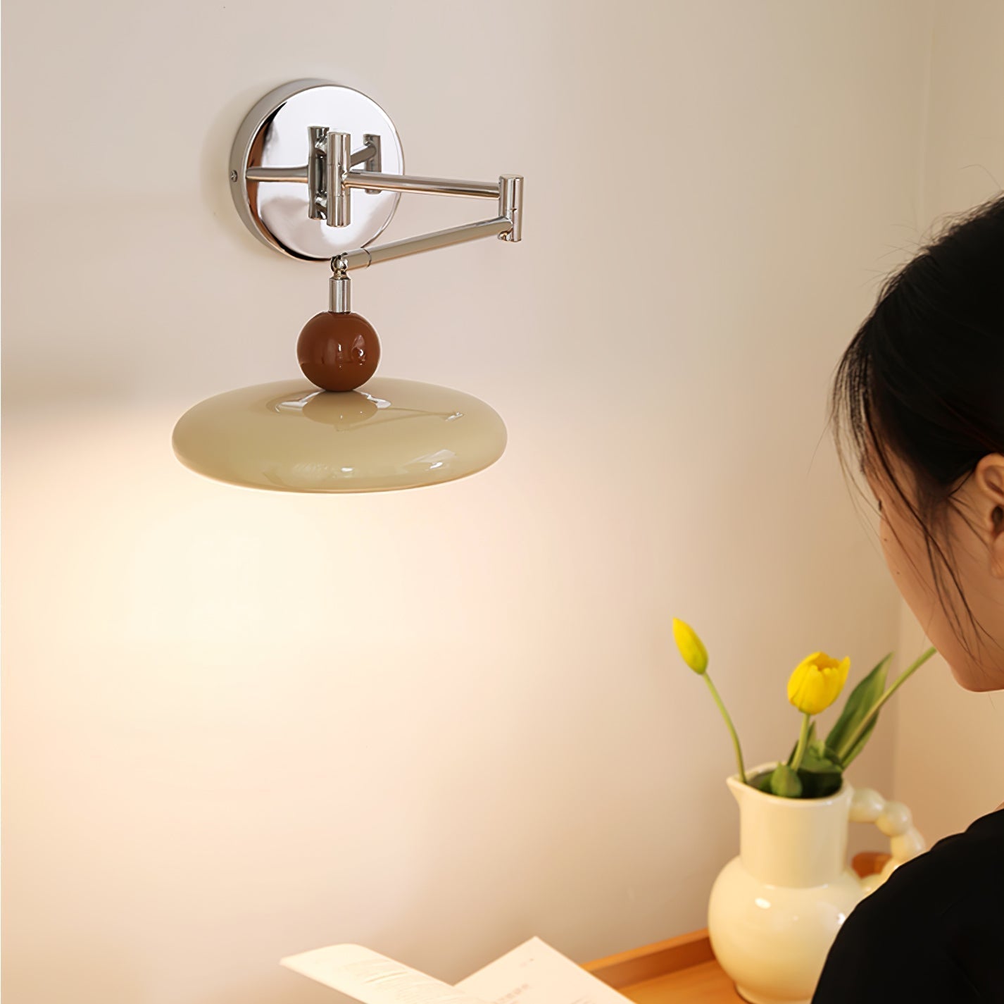 Rixor Vintage Acrylic Wall Lamp
