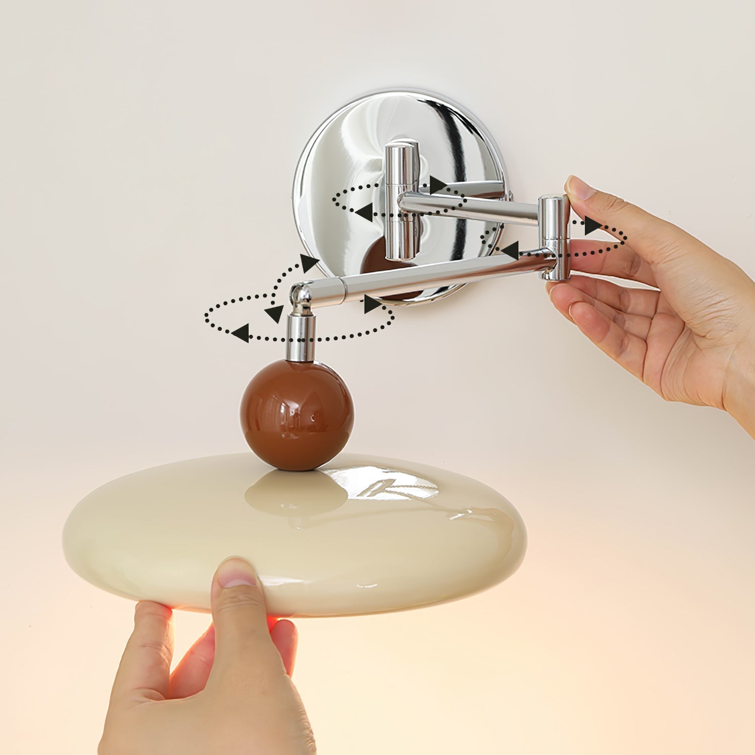 Rixor Vintage Acrylic Wall Lamp