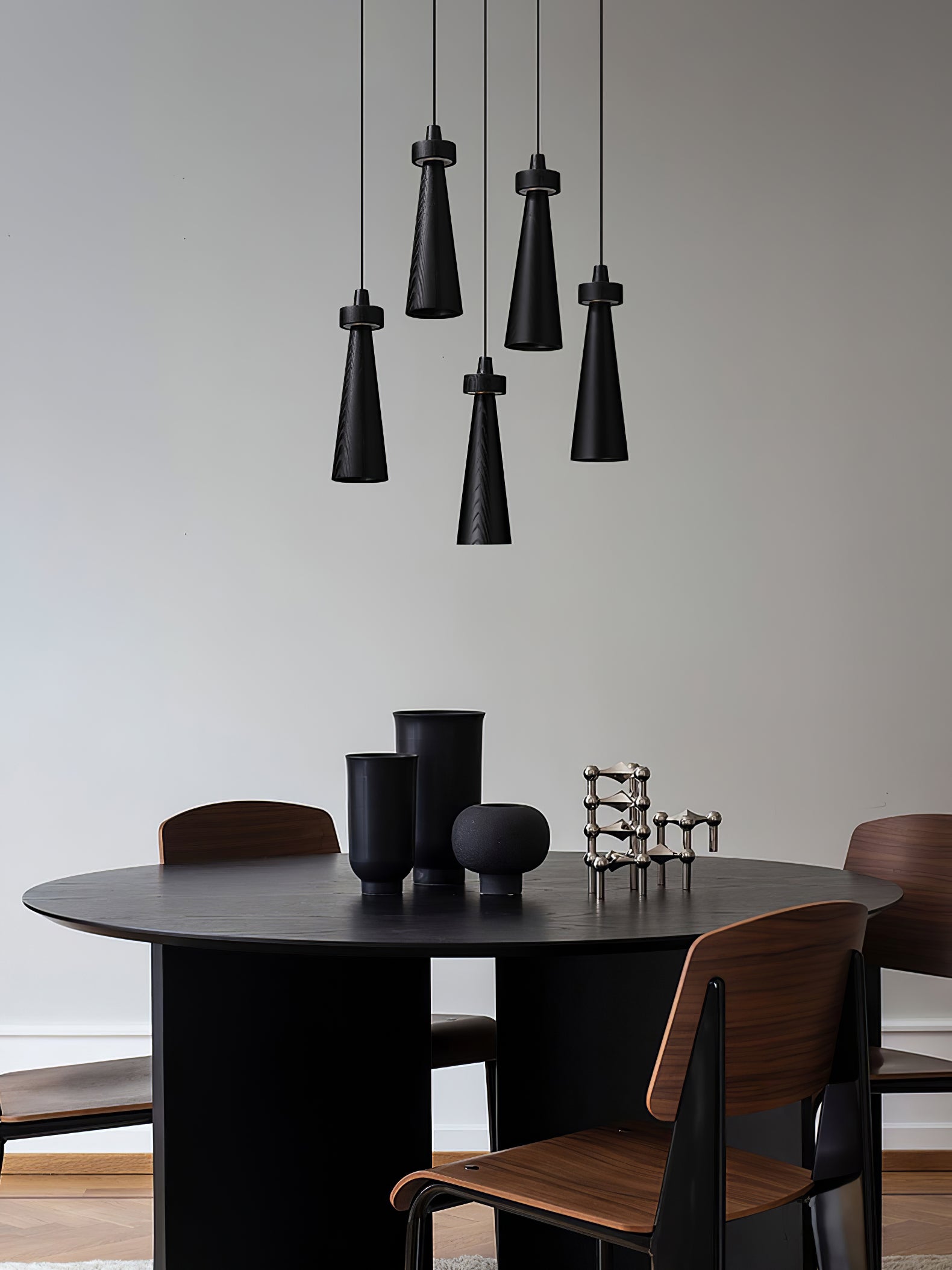Tesno Minimalist Wood Pendant Light