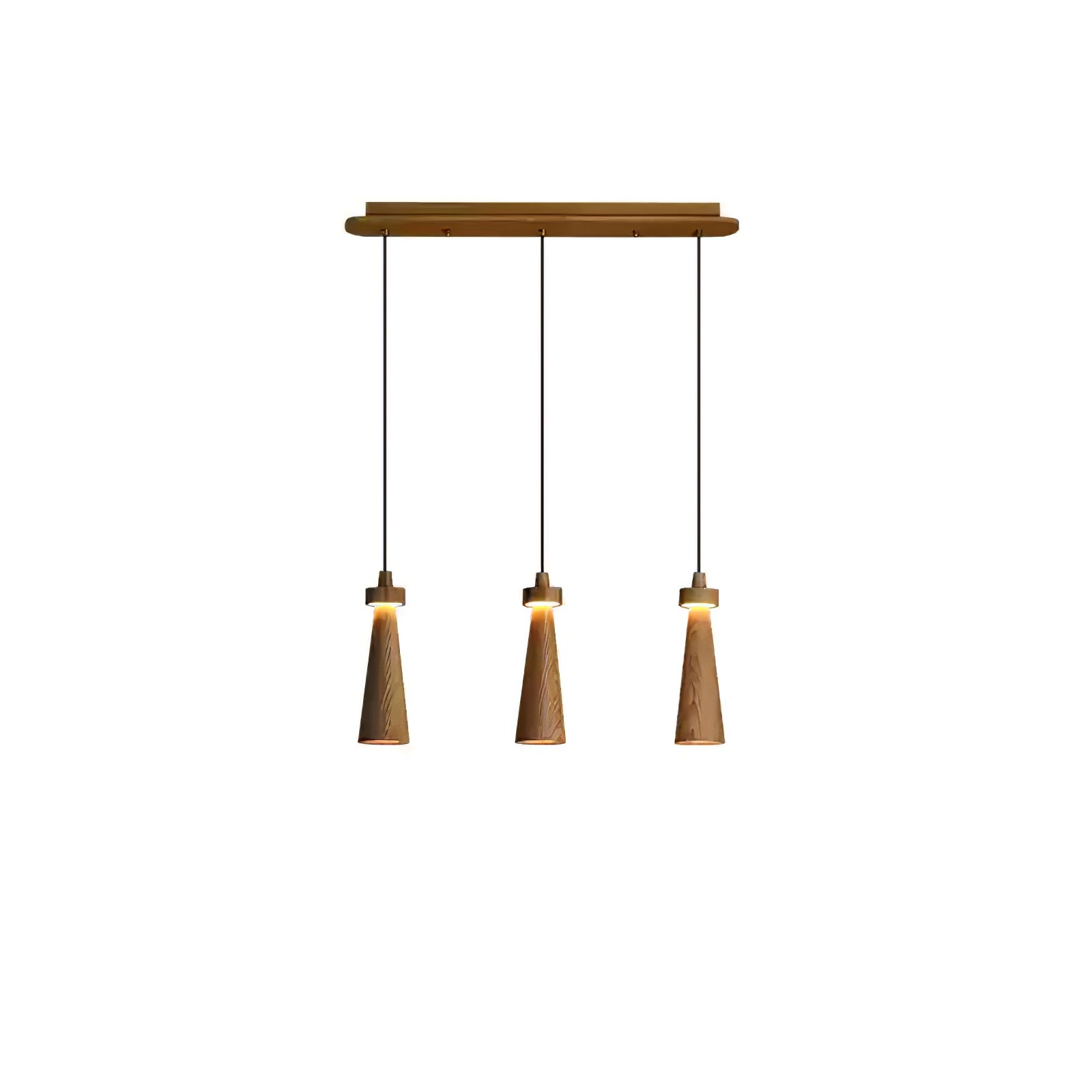 Tesno Minimalist Wood Pendant Light