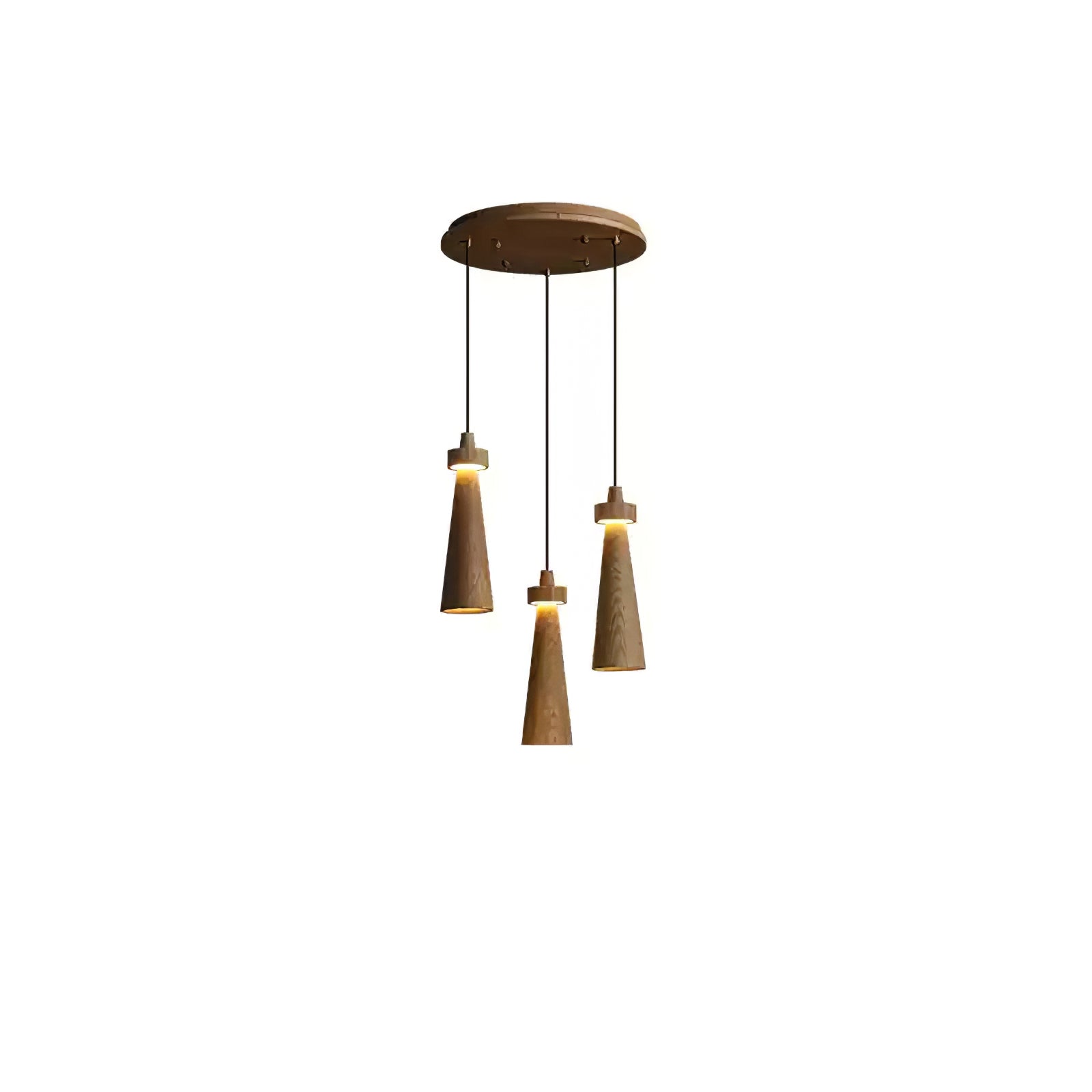 Tesno Minimalist Wood Pendant Light