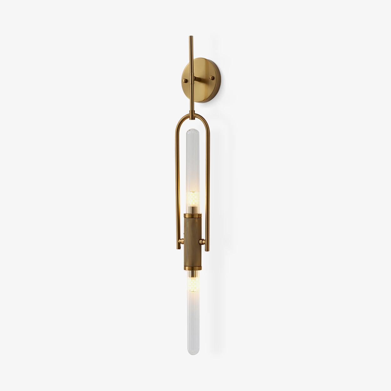 Isvyn Nordic Art Long Arc Glass Wall Lamp