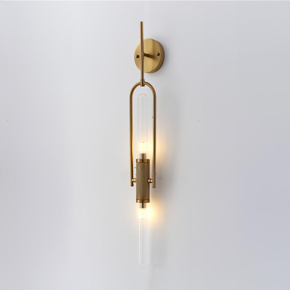 Isvyn Nordic Art Long Arc Glass Wall Lamp