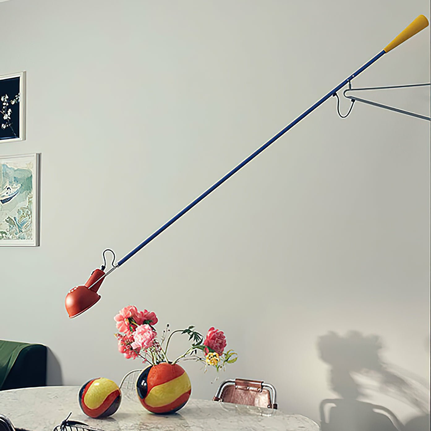 Vellaro Long Swing Arm Wall Lamp